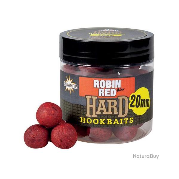 Bouillettes Dynamite Baits Robin Red Hard Hookbaits 20mm