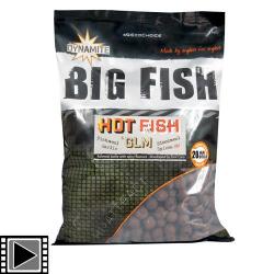 Bouillettes Dynamite Baits Hot Fish & GLM 20mm 1.8kg