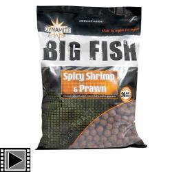 Bouillettes Dynamite Bait Spicy Shrimp & Prawn & GLM 20mm 1.8kg