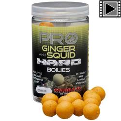 Bouillettes Starbaits Probiotic Ginger Squid Hard Baits 20mm 200g