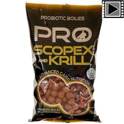 Bouillettes Starbaits Probiotic Scopex Krill 14mm 800g