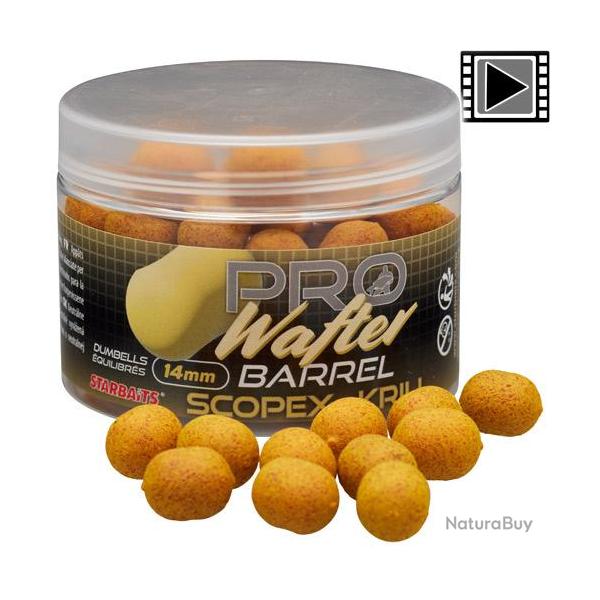 Dumbells Equilibrs Starbaits Probiotic Scopex Krill Wafter Barrel 14mm 50g