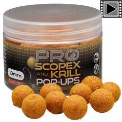 Pop Ups Starbaits Probiotic Scopex Krill 16mm 50g