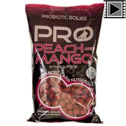 Bouillettes Starbaits Probiotic Peach & Mango 14mm 800g