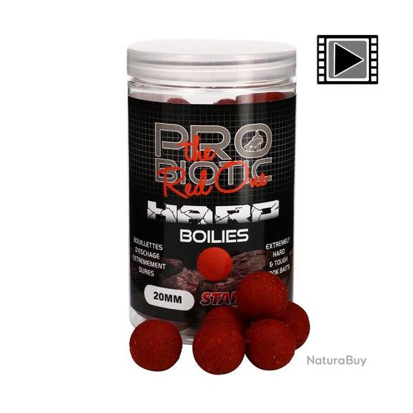 Bouillettes Starbaits Probiotic Red Hard Baits 20mm 200g