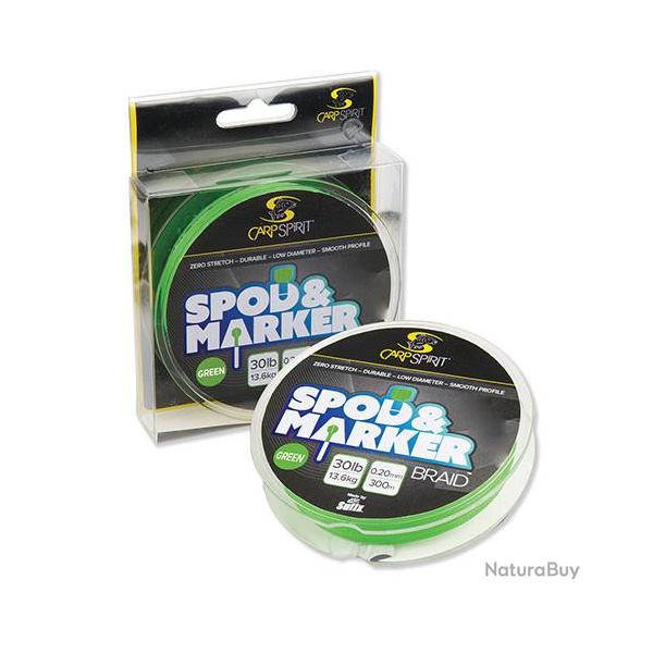 Tresse Carp Spirit Spod & Marker Vert 300M 0.16mm