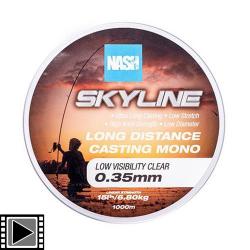 Nylon Nash Highline Mono Clear 1000m 0.26mm