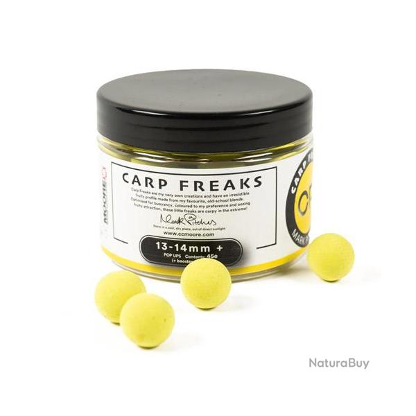 Pop Ups CC Moore Carp Freaks Yellow 13/14mm (par 45)