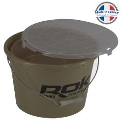 Seau Rond ROK Round Bucket Complet Marron Vert 13L