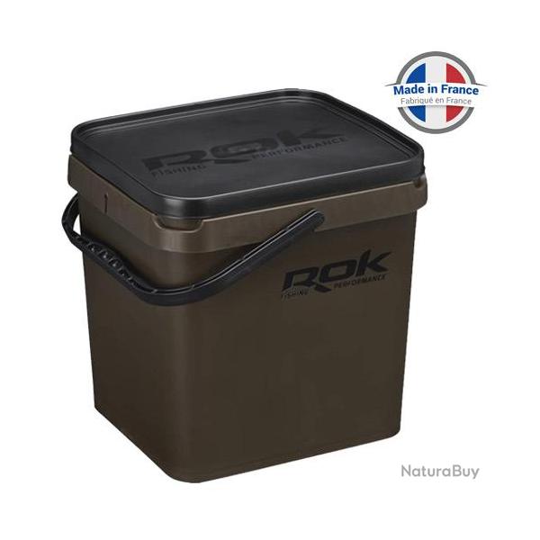 Seau Carr ROK Square Bucket Complet Marron Vert 17L