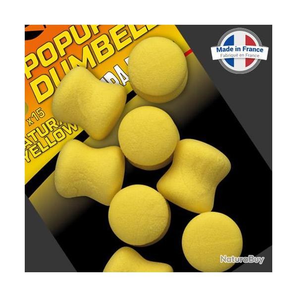 Dumbell ROK Flottant Natural Yellow (par 15)