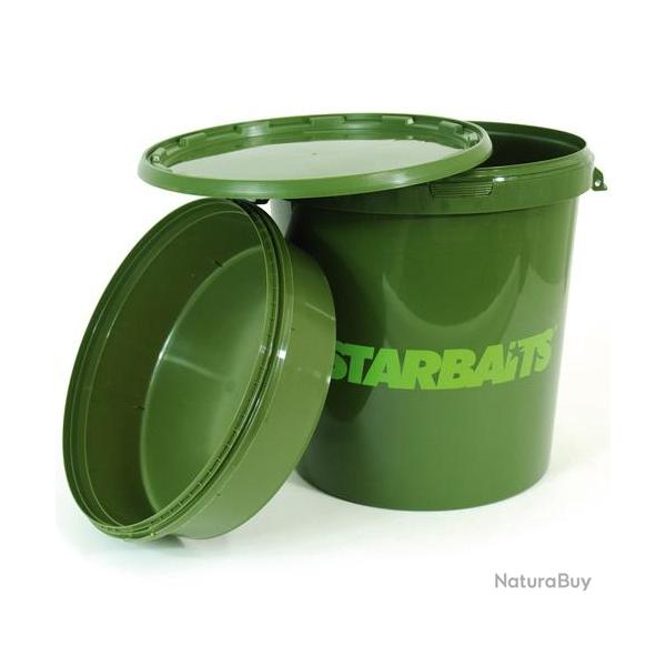 Seau Starbaits Container 33L + Bassine & Couvercle