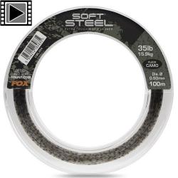 Shock Leader Fox Soft Steel Fleck Camo 0.60mm