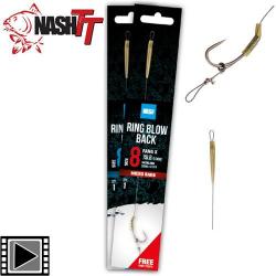 Bas de Ligne Nash Ring Blow Back Rig n° 6