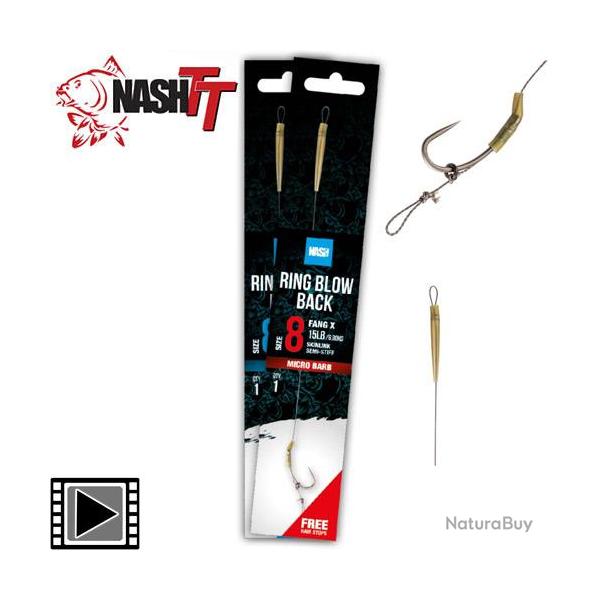 Bas de Ligne Nash Ring Blow Back Rig n 6