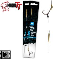 Bas de Ligne Nash Slip D Rig sans Ardillon n° 6