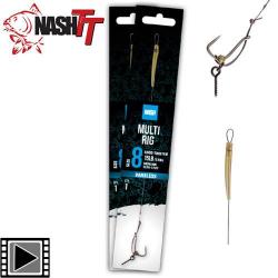 Bas de Ligne Nash Multi Rig sans Ardillon n° 4