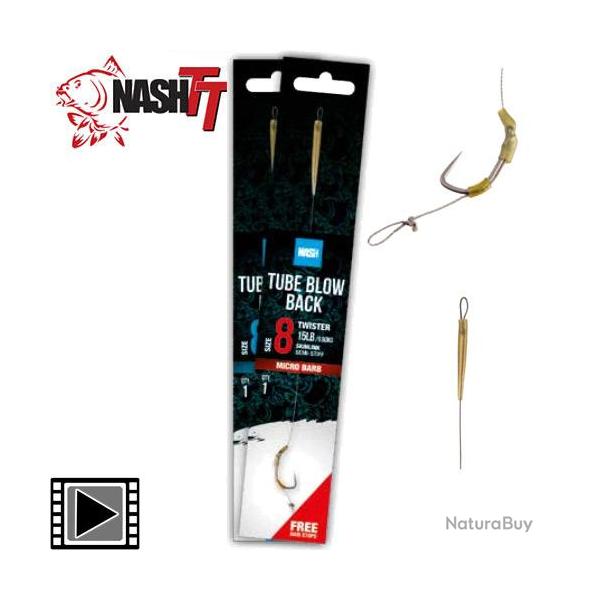 Bas de Ligne Nash Tube Blow Back Rig n 6