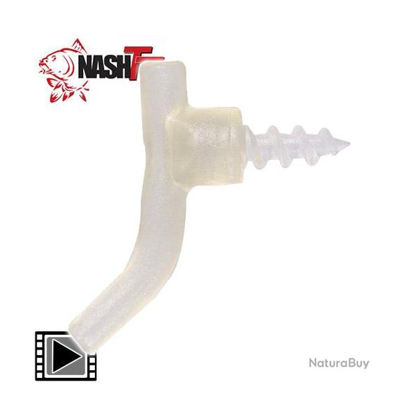 Adaptateur Nash Zig Screws Clear (par 10)