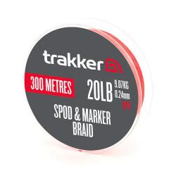 Tresse Trakker Spod Marker Braid Red 300m 0.24mm