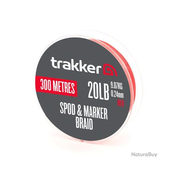 Tresse Trakker Spod Marker Braid Red 300m 0.24mm