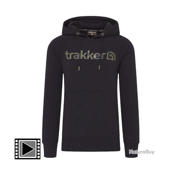 Sweat Trakker CR Logo Hoody Black Camo