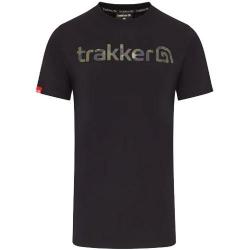 T Shirt Trakker CR Logo Black Camo