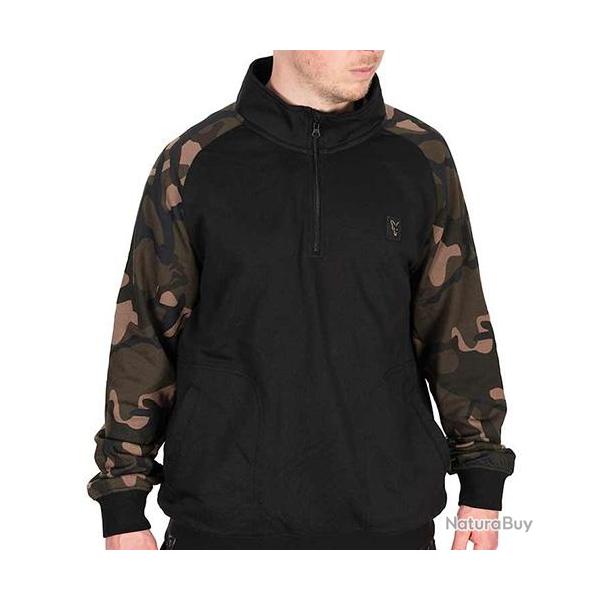 Sweat Fox LW Black Camo QTR Zip