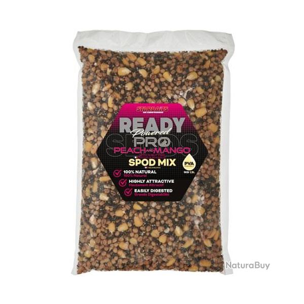 Graines Starbaits Ready Seeds Spod Mix 1kg Peach Mango