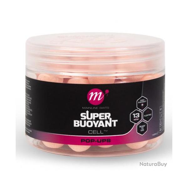 Pop Ups Mainline Super Buoyant Pink 13mm Cell