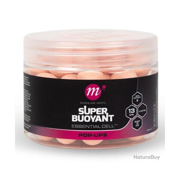 Pop Ups Mainline Super Buoyant Pink 13mm Essential Cell