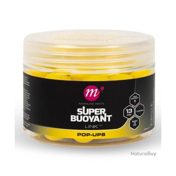 Pop Ups Mainline Super Buoyant Yellow 13mm Link