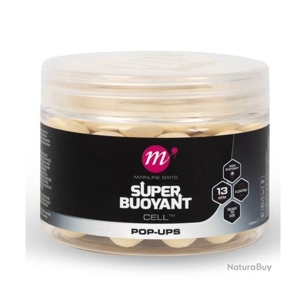 Pop Ups Mainline Super Buoyant White 13mm Cell