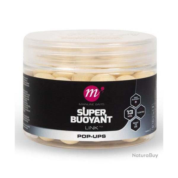 Pop Ups Mainline Super Buoyant White 13mm Link