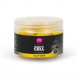 Bouillettes Equilibrées Mainline Fluoro Wafters Yellow 15mm Essential Cell