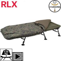 Bed Chair Trakker RLX Camo Bed System 6 pieds 3 saisons