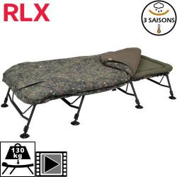 Bed Chair Trakker RLX Camo Bed System Wide 8 pieds 3 saisons