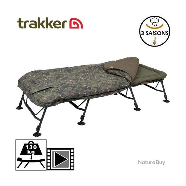 Bed Chair Trakker RLX Camo Bed System Wide 8 pieds 3 saisons