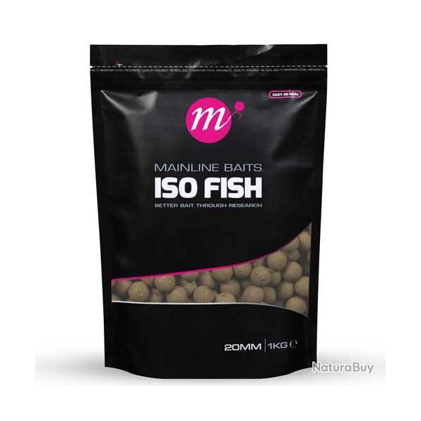 Bouillettes Mainline Iso Fish 20mm 1kg