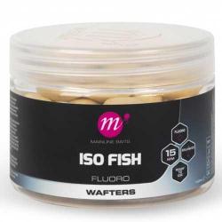 Bouillettes Equilibrées Mainline Fluoro Wafters White 15mm Iso Fish