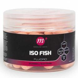 Dumbells Equilibrés Mainline Fluoro Pink Wafters 12x15mm Iso Fish