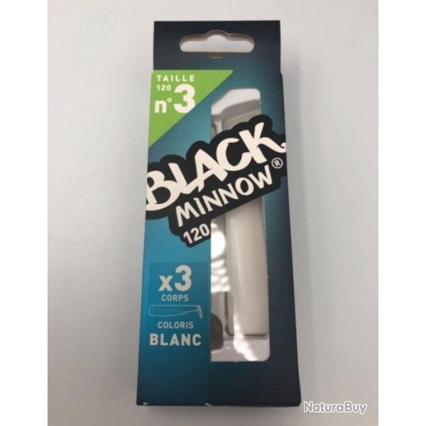 Leurres souples Fiiish black minnow 120 blanc 3 corps