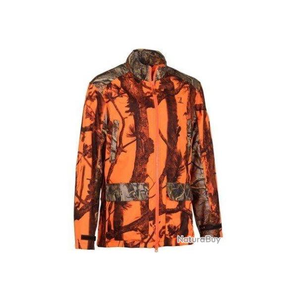 Veste de chasse Palombe orange camo PERCUSSION