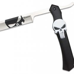 Couteau  rasoir old  Punisher  de 8 cm