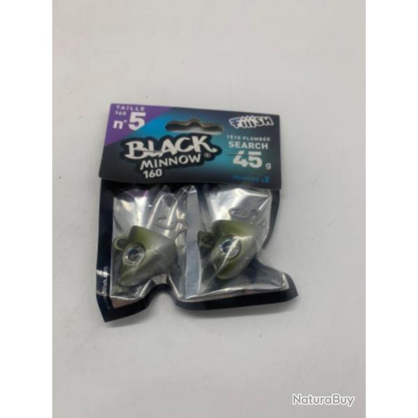 Tte plombe search Fiiish black minnow 45g size 160