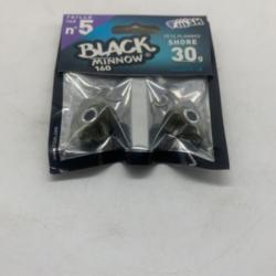 Tête plombée shore  Fiiish black minnow 30g size 160