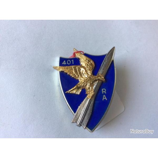 VENDU PAR LE-CUIRASSIER INSIGNE  401 EME RGIMENT ARTILLERIE