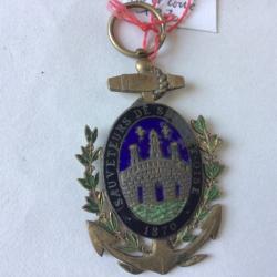 VENDU PAR LE-CUIRASSIER MÉDAILLE DÈS SAUVETEURS DE SEINE ET LOIRE 1870