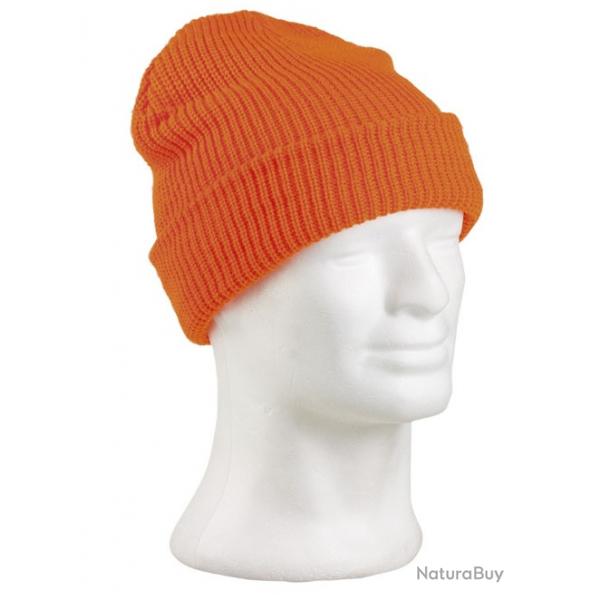 Bonnet acrylique orange