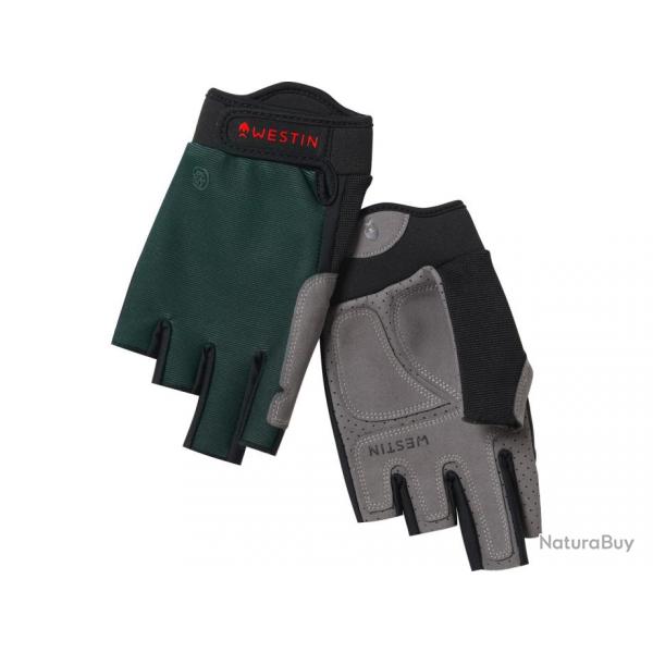 Gants Westin Drip UPF Half Finger Glove L Deep Forest